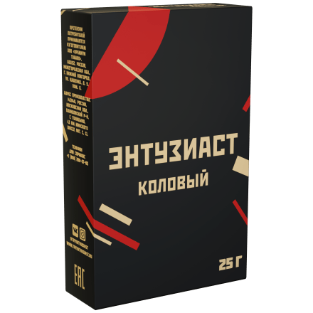 Табак Энтузиаст - Коловый (25 грамм) купить в Санкт-Петербурге