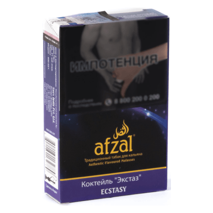 Табак Afzal - Ecstasy (Коктейль Экстаз, 40 грамм) купить в Санкт-Петербурге