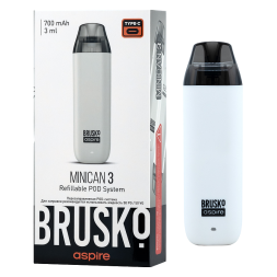 Электронная сигарета Brusko - Minican 3 (700 mAh, Белый)