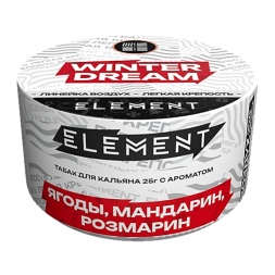 Табак Element Воздух - Winter Dream NEW (Ягоды, Мандарин, Розмарин, 25 грамм)