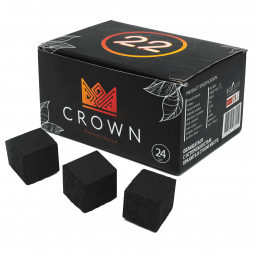 Уголь Crown (22 мм, 24 кубика)