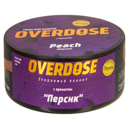 Табак Overdose - Peach (Персик, 100 грамм) купить в Санкт-Петербурге
