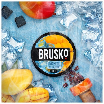 Смесь Brusko Medium - Манго со Льдом (50 грамм) купить в Санкт-Петербурге