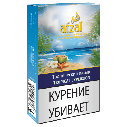 Табак Afzal - Tropical Explosion (Тропический Взрыв, 40 грамм) купить в Санкт-Петербурге