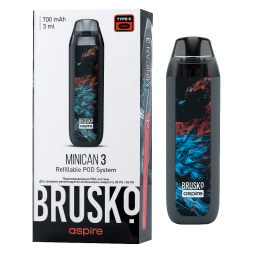 Электронная сигарета Brusko - Minican 3 (700 mAh, Серый Флюид)