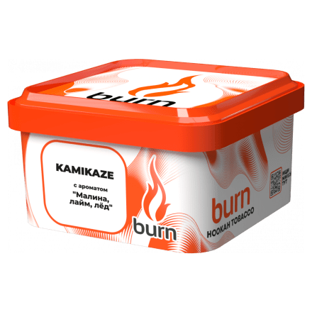 Табак Burn - Kamikaze (Лайм Малина Лед, 200 грамм) купить в Санкт-Петербурге