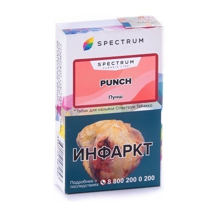 Табак Spectrum - Punch (Пунш, 40 грамм) купить в Санкт-Петербурге