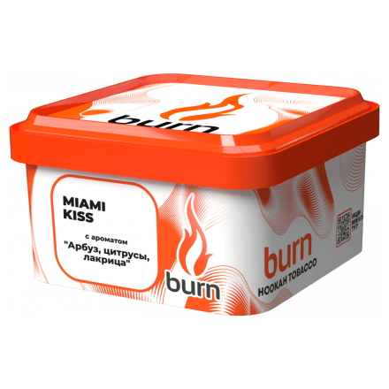 Табак Burn - Miami Kiss (Арбуз с Цитрусом и Лакрицей, 200 грамм) купить в Санкт-Петербурге