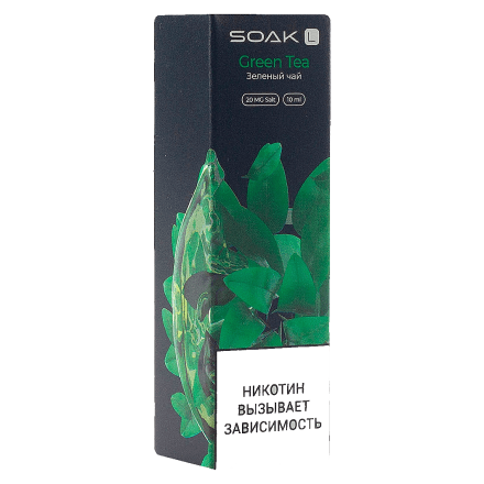 Жидкость SOAK L - Green Tea (Зелёный Чай, 10 мл, 2 мг) купить в Санкт-Петербурге
