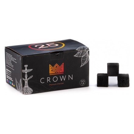 Уголь Crown (25 мм, 72 кубика) купить в Санкт-Петербурге