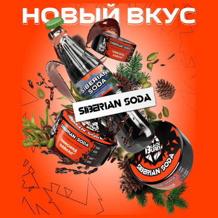 Табак BlackBurn - Siberian Soda (Лимонад Байкал, 200 грамм) купить в Санкт-Петербурге
