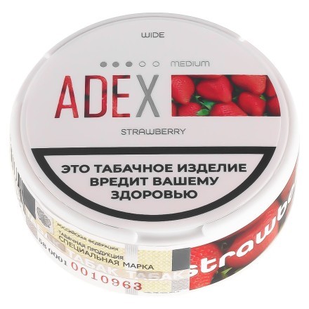 Табак жевательный ADEX MEDIUM - Strawberry (Клубника) купить в Санкт-Петербурге