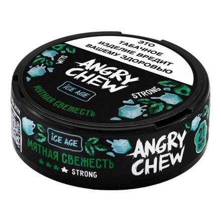 Табак жевательный Angry Chew Slim Strong - Мятная свежесть (12 грамм) купить в Санкт-Петербурге