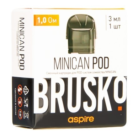 Сменный картридж Brusko - Minican (1.0 Ом, 1 шт.) купить в Санкт-Петербурге