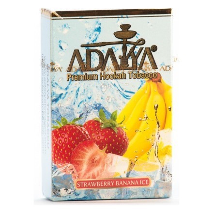 Табак Adalya - Strawberry Banana Ice (Ледяная Клубника и Банан, 50 грамм, Акциз) купить в Санкт-Петербурге