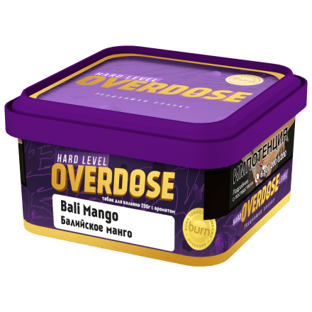 Табак Overdose - Bali Mango (Балийское Манго, 200 грамм) купить в Санкт-Петербурге