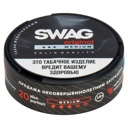 Табак жевательный SWAG Medium - Original (10 грамм) купить в Санкт-Петербурге