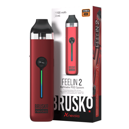 Электронная сигарета Brusko - Feelin 2 (Малиновый) купить в Санкт-Петербурге