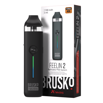 Электронная сигарета Brusko - Feelin 2 (Полуночный Чёрный) купить в Санкт-Петербурге