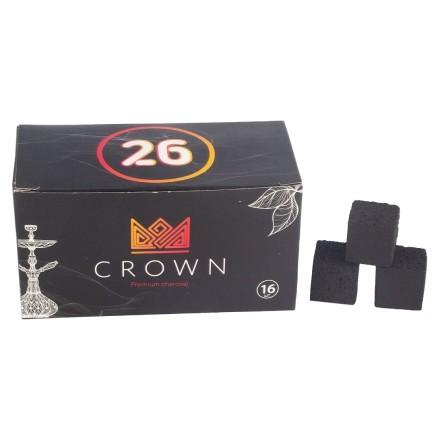 Уголь Crown (26 мм, 16 кубиков) купить в Санкт-Петербурге