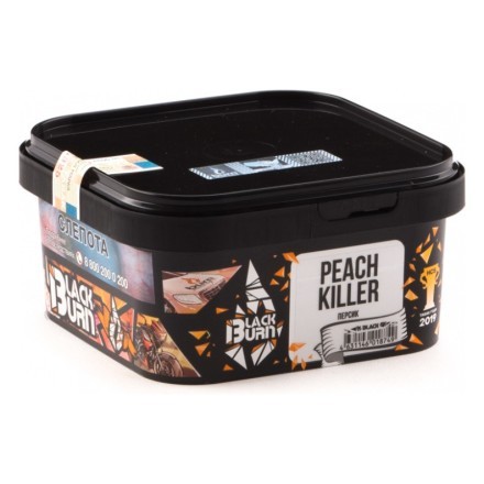 Табак BlackBurn - Peach killer (Персик, 200 грамм) купить в Санкт-Петербурге