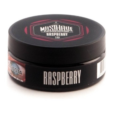 Табак Must Have - Raspberry (Малина, 125 грамм) купить в Санкт-Петербурге