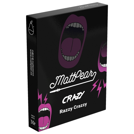 Табак MattPear Crazy - Razzy Crazzy (Нереальная Малина с Гвоздикой, 30 грамм) купить в Санкт-Петербурге