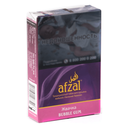 Табак Afzal - Bubble Gum (Жевательная Резинка, 40 грамм) купить в Санкт-Петербурге
