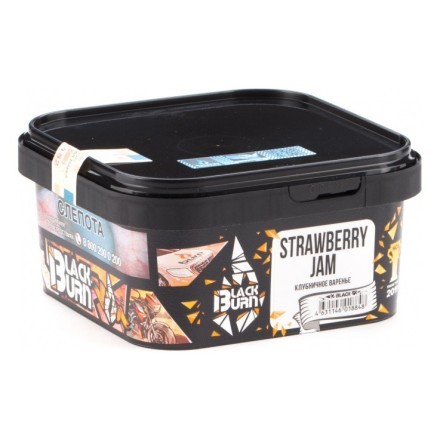 Табак BlackBurn - Strawberry jam (Клубничное Варенье, 200 грамм) купить в Санкт-Петербурге