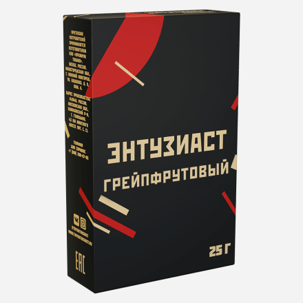 Табак Энтузиаст - Грейпфрутовый (25 грамм) купить в Санкт-Петербурге