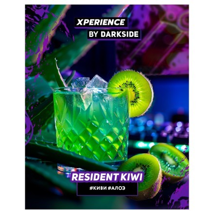 Табак Darkside Xperience - Resident Kiwi (30 грамм) купить в Санкт-Петербурге