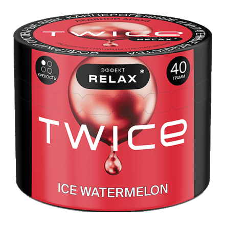 Табак Twice - Ice Watermelon (Ледяной Арбуз, 40 грамм) купить в Санкт-Петербурге