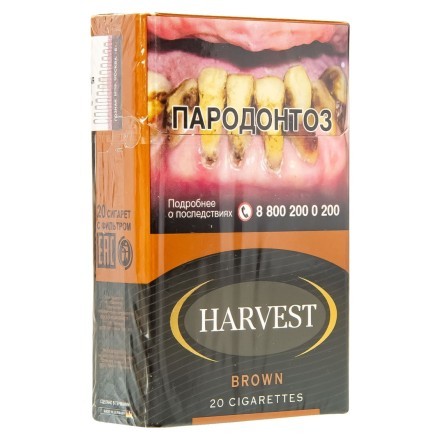 Сигареты Harvest - Brown King Size (блок 10 пачек) купить в Санкт-Петербурге