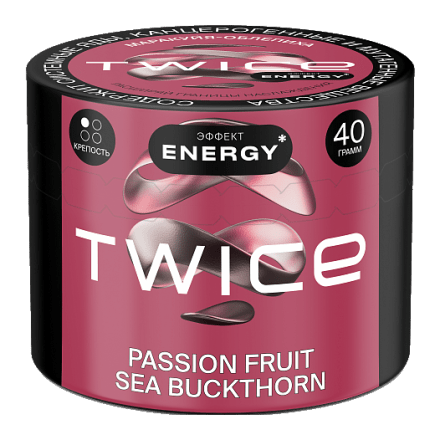 Табак Twice - Passion Fruit-Sea Buckthorn (Маракуйя и Облепиха, 40 грамм) купить в Санкт-Петербурге