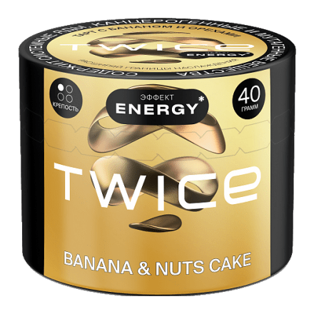 Табак Twice - Banana &amp; Nuts Cake (Тарт с Бананом и Орехами, 40 грамм) купить в Санкт-Петербурге