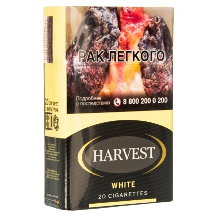 Сигареты Harvest - White King Size (блок 10 пачек) купить в Санкт-Петербурге