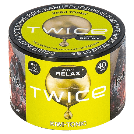 Табак Twice - Kiwi-Tonic (Киви-Тоник, 40 грамм) купить в Санкт-Петербурге