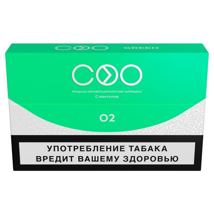 Стики COO - GREEN (Ментол, 10 пачек) купить в Санкт-Петербурге