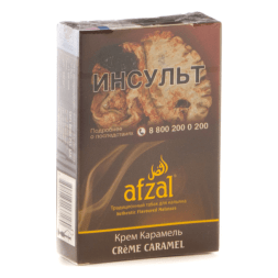 Табак Afzal - Creme Caramel (Крем Карамель, 40 грамм)