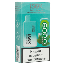 ISOK ISBAR - Ледяная Мята (Cool Mint, 6000 затяжек)