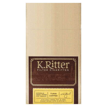 Сигариты K.Ritter - Turin Coffee SuperSlim (Туринский Кофе, 20 штук) купить в Санкт-Петербурге