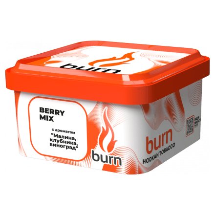 Табак Burn - Berry Mix (Ягодный Микс, 200 грамм) купить в Санкт-Петербурге