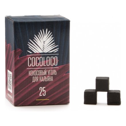 Уголь CocoLoco (25 мм, 72 кубика) купить в Санкт-Петербурге