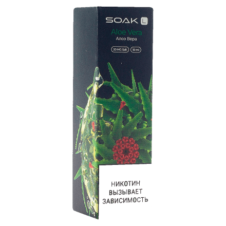 Жидкость SOAK L - Aloe Vera (Алоэ Вера, 10 мл, 2 мг) купить в Санкт-Петербурге