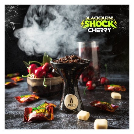 Табак BlackBurn - Cherry Shock (Кислая Вишня, 100 грамм) купить в Санкт-Петербурге