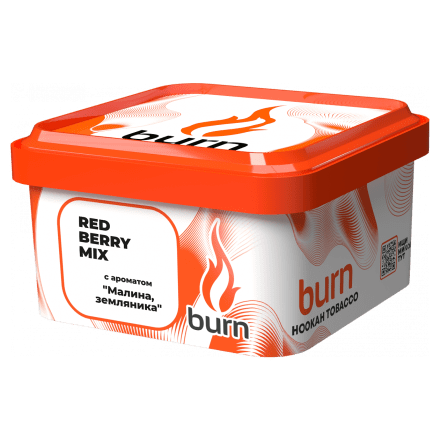 Табак Burn - Redberry Mix (Малина и Земляника, 200 грамм) купить в Санкт-Петербурге