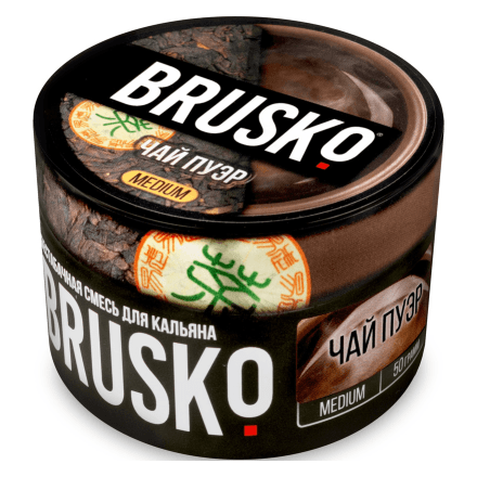 Смесь Brusko Medium - Чай Пуэр (50 грамм) купить в Санкт-Петербурге