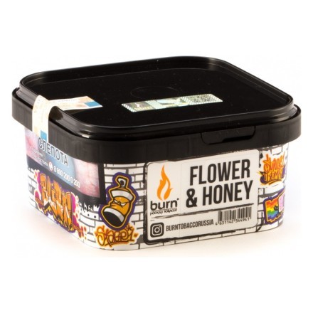Табак Burn - Flower &amp; Honey (Мед с Полевыми Цветами, 200 грамм) купить в Санкт-Петербурге