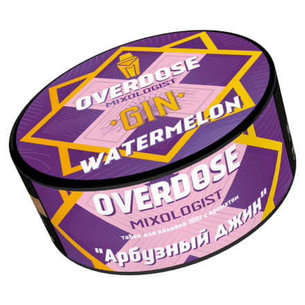 Табак Overdose - Gin Watermelon (Арбузный Джин, 100 грамм) купить в Санкт-Петербурге
