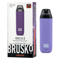 Электронная сигарета Brusko - Minican 3 (700 mAh, Светло-Фиолетовый)